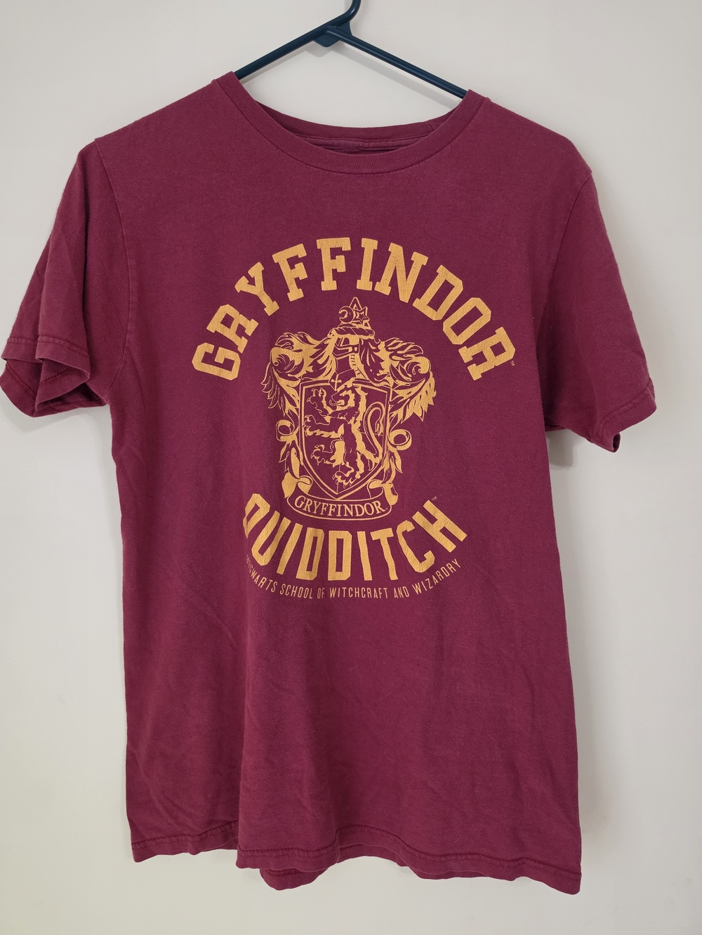 Gryffindor Quidditch Tee - Maroon & Yellow